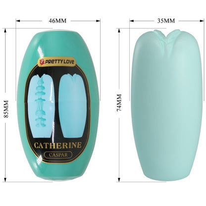 Comprar PRETTY LOVE Catherine Verde – Masturbador Masculino Con Texturas Estimulantes Para Placer Único-Noxtic