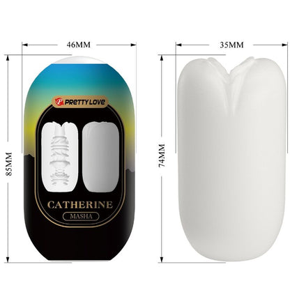 Comprar PRETTY LOVE Masha Blanco – Masturbador Masculino Con Diseño Innovador Para Placer Intenso-Noxtic