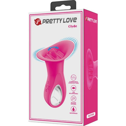 Comprar Pretty Love Clyde Vibrador Oral – Innovadora Lengua Vibradora Con 12 Modos De Estimulación-Noxtic