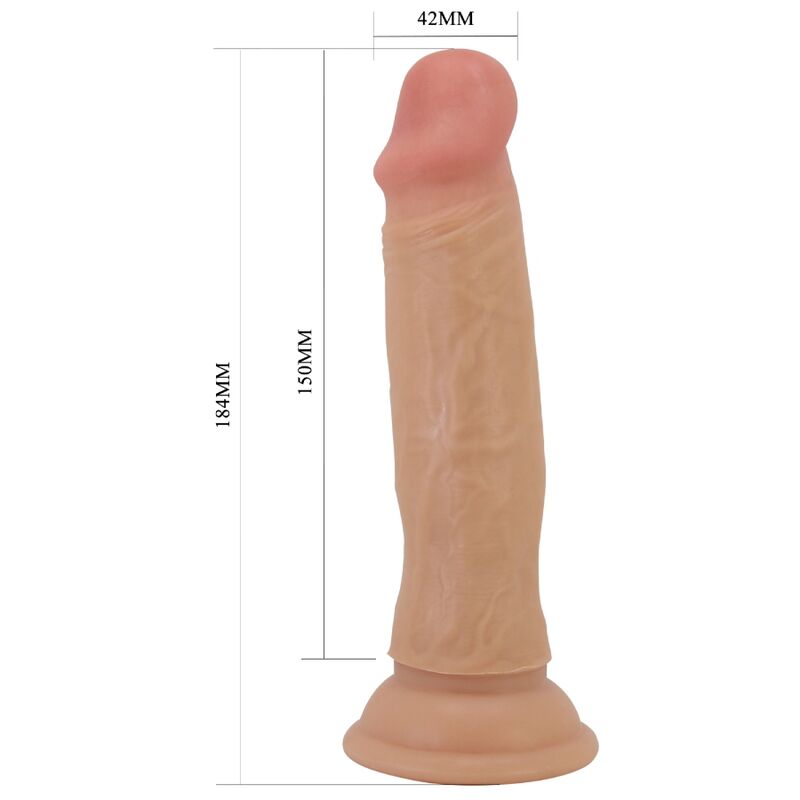 Comprar PRETTY LOVE Quentin Dildo Realista 18 Cm Natural – Diseño Detallado Para Experiencia Sensorial Auténtica-Noxtic