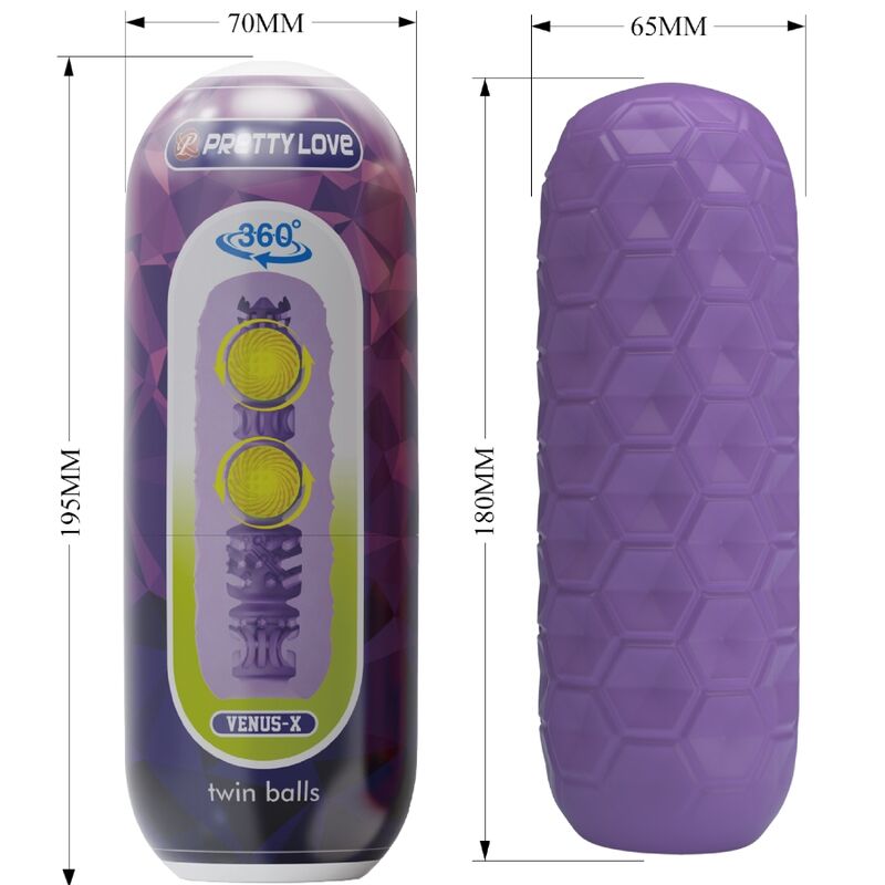 Comprar Pretty Love Twin Balls – Masajeador Masculino Con Diseño Ergonómico Para Placer Sensual-Noxtic