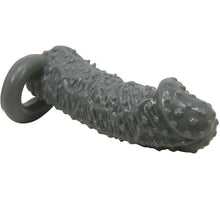 PRETTY LOVE - REALISTIC PENIS ENLARGING AND DELAY SLEEVE MODEL 2 GREY