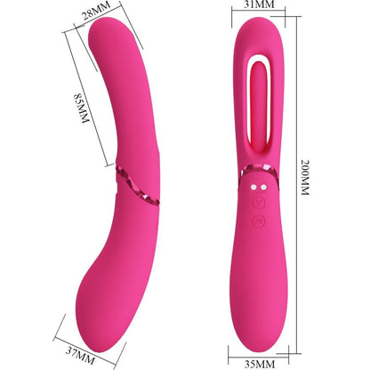 ROMANCE Lexie Vibrador Punto G Rosa – Diseño Ergonómico Con 7 Modos De Vibración