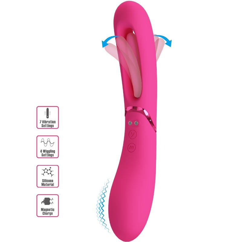 Comprar ROMANCE Lexie Vibrador Punto G Rosa – Diseño Ergonómico Con 7 Modos De Vibración-Noxtic