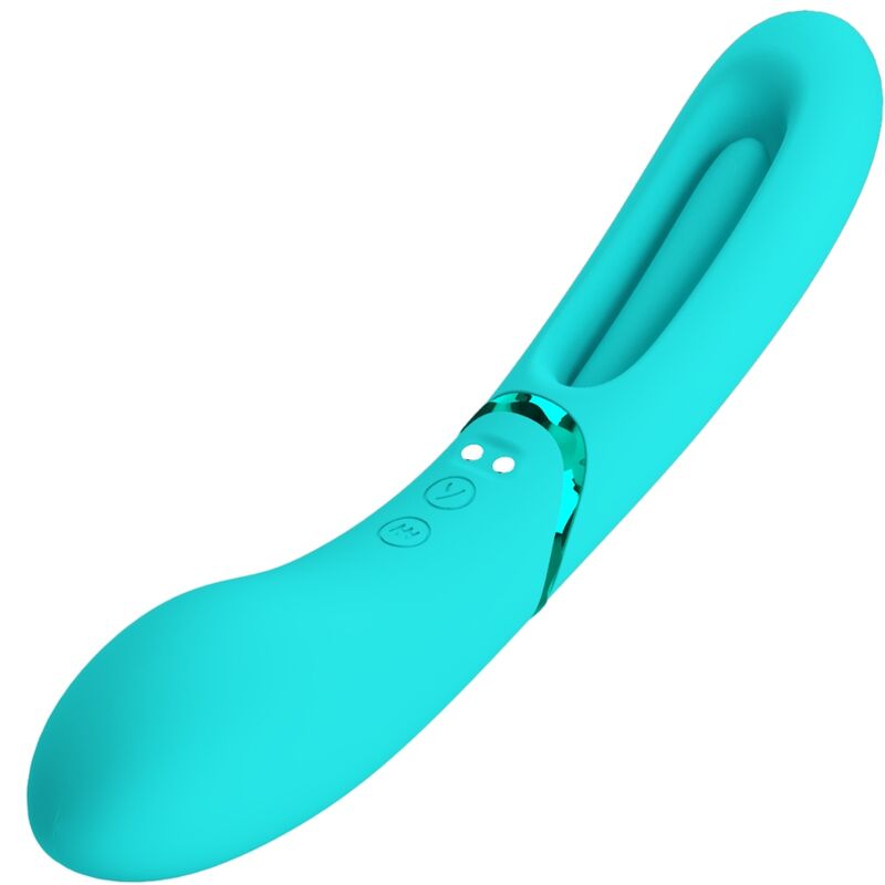 Romance Lexie Vibrador Punto G Azul – Vibrador Recargable Con Siete Modos De Vibración