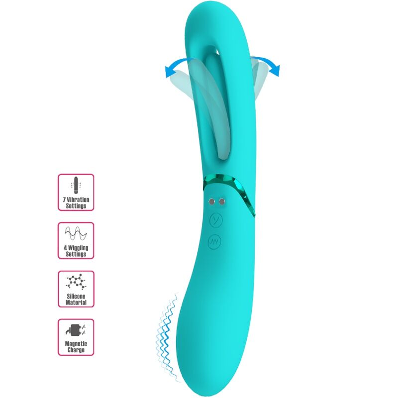 Comprar Romance Lexie Vibrador Punto G Azul – Vibrador Recargable Con Siete Modos De Vibración-Noxtic