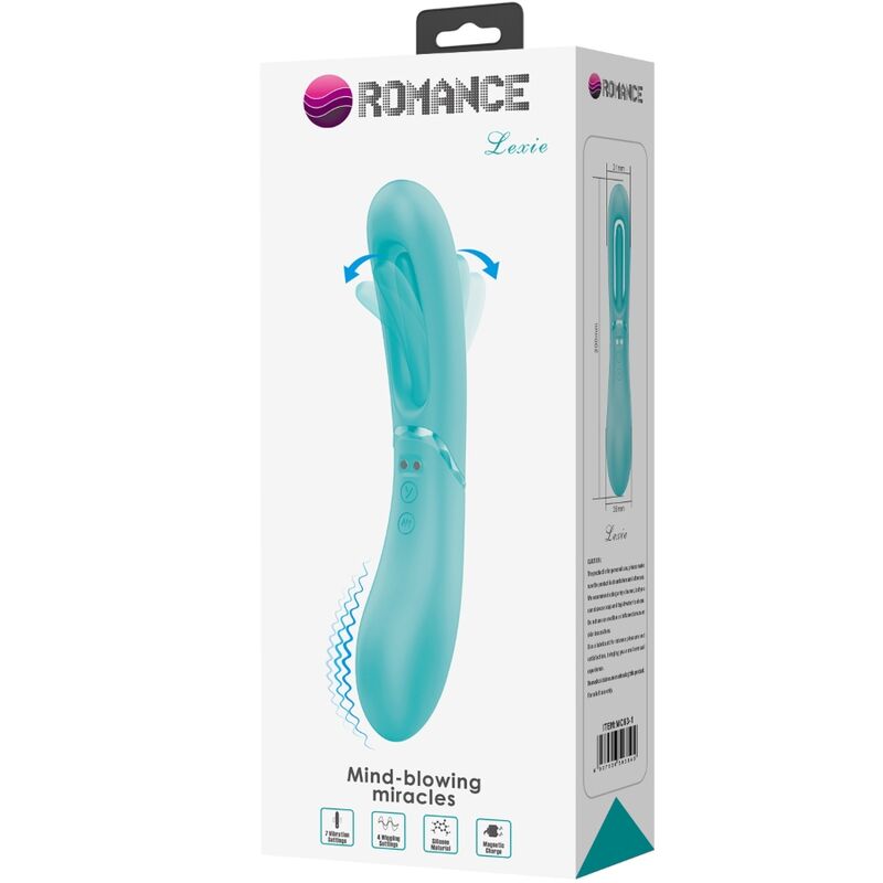 Comprar Romance Lexie Vibrador Punto G Azul – Vibrador Recargable Con Siete Modos De Vibración-Noxtic