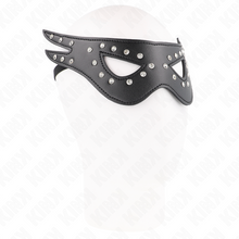 Maschera in similpelle sexy KINK modello 2 – Accessorio elegante per esperienze misteriose