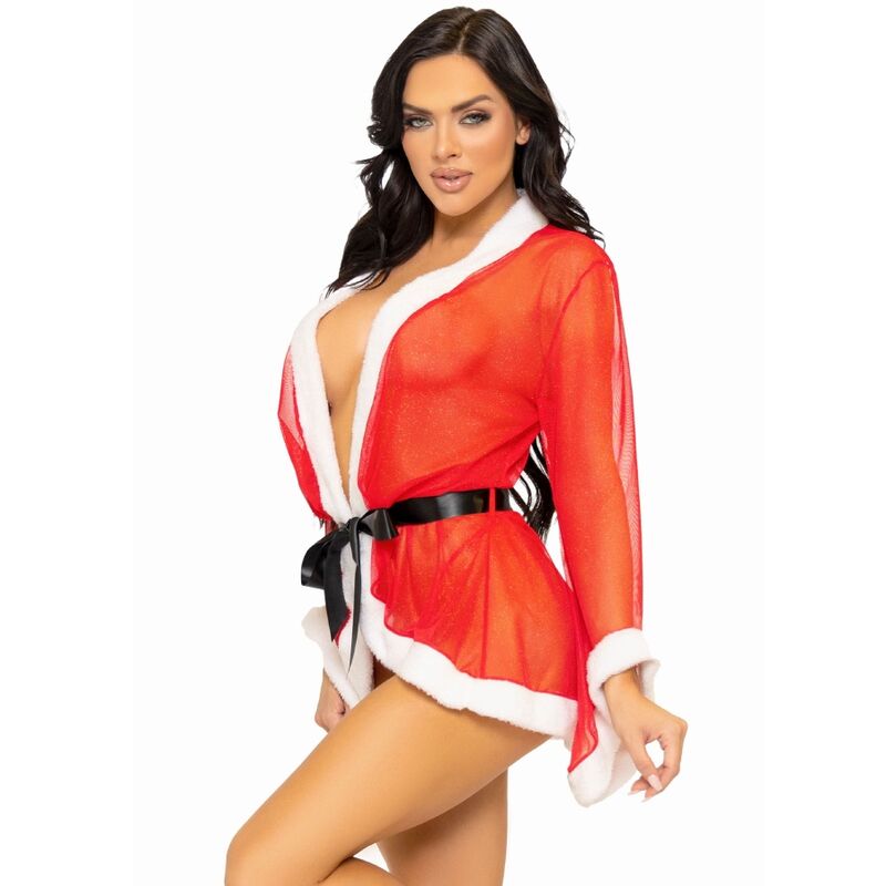Comprar Leg Avenue Picardías Navideño Sexy Santa Rojo M/L – Disfraz Festivo Con Diseño Coqueto Para Celebraciones Inolvidables-Noxtic