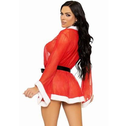 Comprar Leg Avenue Picardías Navideño Sexy Santa Rojo M/L – Disfraz Festivo Con Diseño Coqueto Para Celebraciones Inolvidables-Noxtic