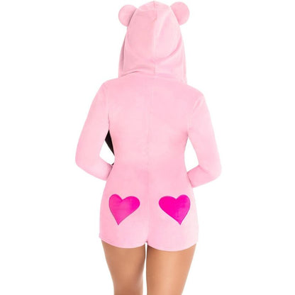 LEG AVENUE Body Osito Terciopelo Rosa S – Diseño Acogedor Para Comodidad Y Estilo