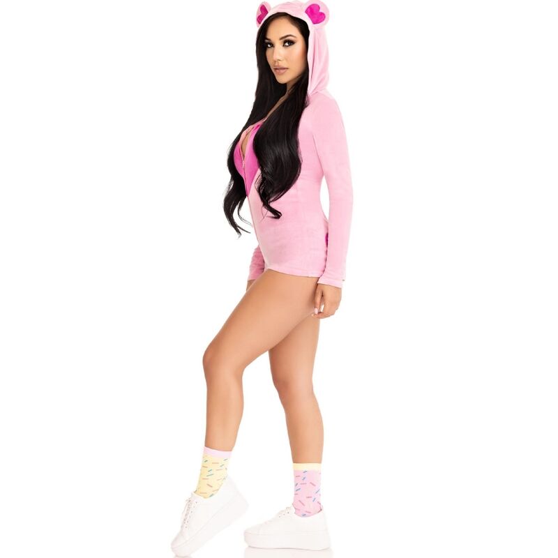 Comprar LEG AVENUE Body Osito Terciopelo Rosa M – Mono Cómodo Para Celebraciones Acogedoras-Noxtic