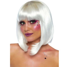 Comprar LEG AVENUE Peluca Corte Bob Fosforescente Blanca – Accesorio Divertido Para Transformar Tu Estilo-Noxtic