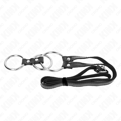 KINK Anillo Triple De Metal Ajustable – Control Excepcional Y Estimulación Sensorial