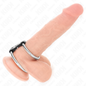 KINK Anillo Doble Metal Con Correa Polipiel – Diseño Elegante Para Placer Personalizado