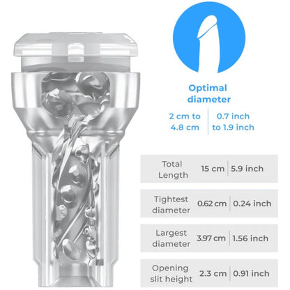Comprar KIIROO Feel Pocket Stroker Crystal – Diseño Compacto Para Experiencia Sensorial Mejorada-Noxtic