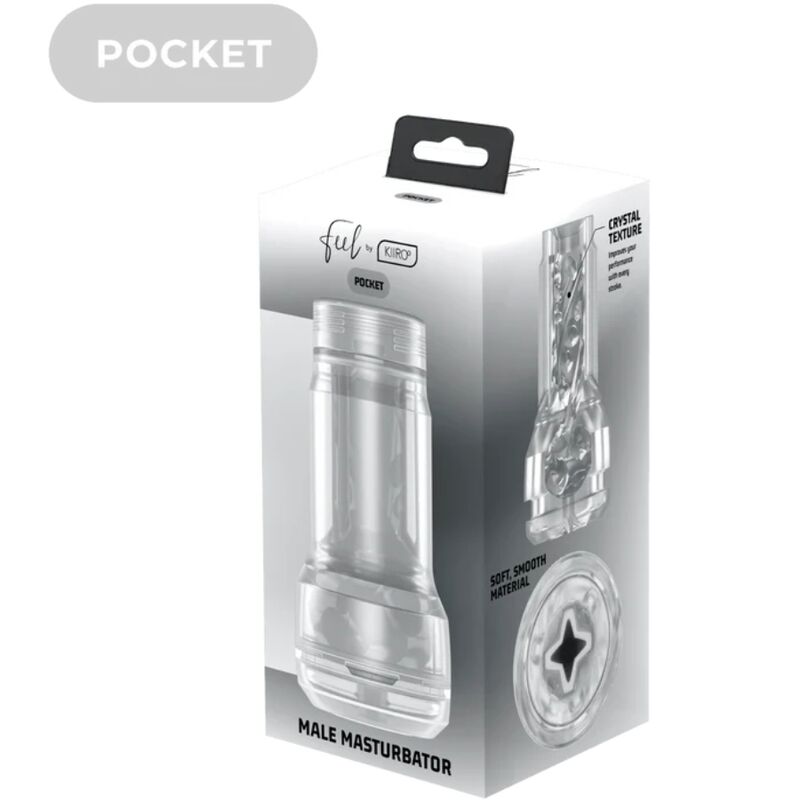 Comprar KIIROO Feel Pocket Stroker Crystal – Diseño Compacto Para Experiencia Sensorial Mejorada-Noxtic