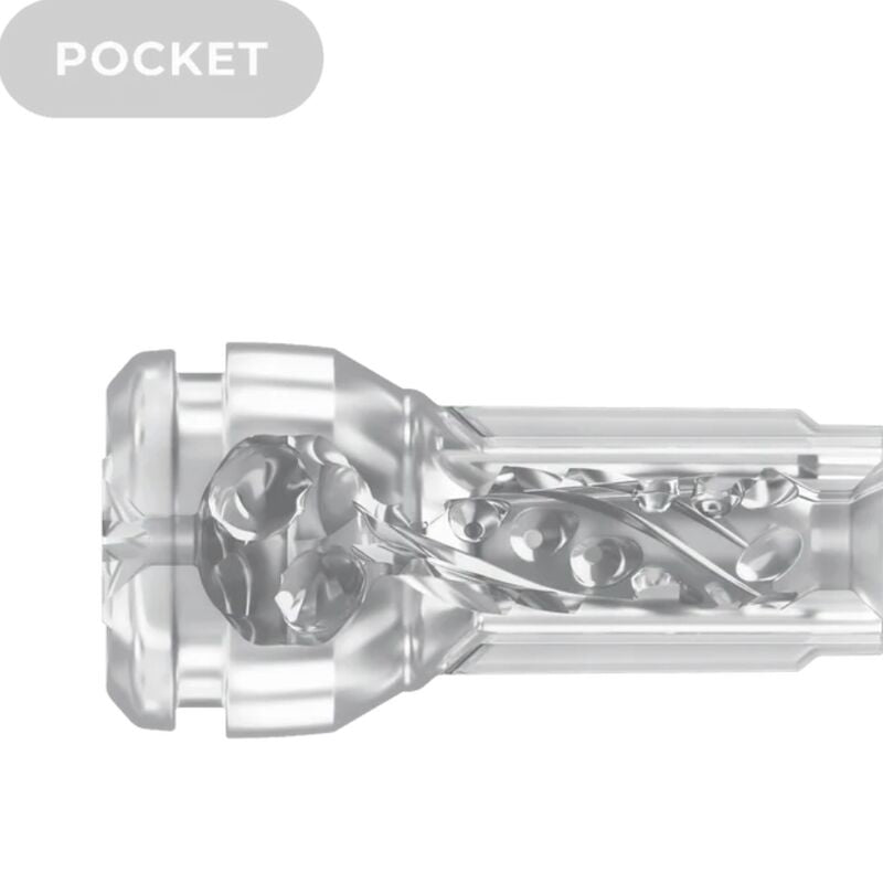 KIIROO Feel Pocket Stroker Crystal – Design compatto per un'esperienza sensoriale migliorata