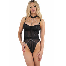 Comprar LIVCO Corsetti Fashion Rubika LC XG079 Body Negro – Diseño Elegante Con Detalle De Gargantilla-Noxtic