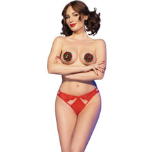 Comprar CHILIROSE CR 4839 Set Navideño – Conjunto Elegante Con Pezoneras Y Panties Para Celebraciones Especiales-Noxtic