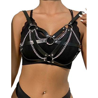 Comprar SUBBLIME Cinturón De Bondage Punk Hebilla Metal Negro Talla Única – Diseño Elegante Para Estilo Alternativo-Noxtic