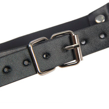 SUBBLIME - 953720 BLACK LEATHER BONDAGE CHEST CLIPS WITH STRAP ONE SIZE