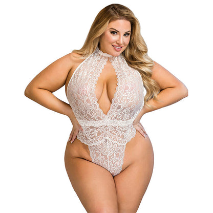 Comprar SUBBLIME Body De Encaje Blanco S M – Lencería Elegante Para Sensación Irresistible-Noxtic