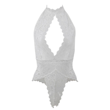 SUBBLIME Body De Encaje Blanco S M – Lencería Elegante Para Sensación Irresistible