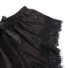 SUBBLIME - 953942 SEXY SATIN AND BLACK LACE PAJAMAS L/XL