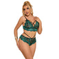 Comprar Subblime Sujetador Y Panties De Encaje Verde – Lencería Elegante Con Diseño Confiable-Noxtic