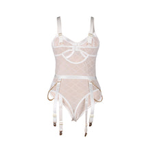 Comprar SUBBLIME Body Con Cadenas Y Ligueros Blanco L XL – Lencería Elegante Para Comodidad Y Estilo Seductor-Noxtic
