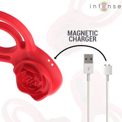 Comprar Intense Gail Rosa Estimuladora 10 Vibraciones Rojo – Estimulador Con Control Remoto Para Placer Personalizado-Noxtic