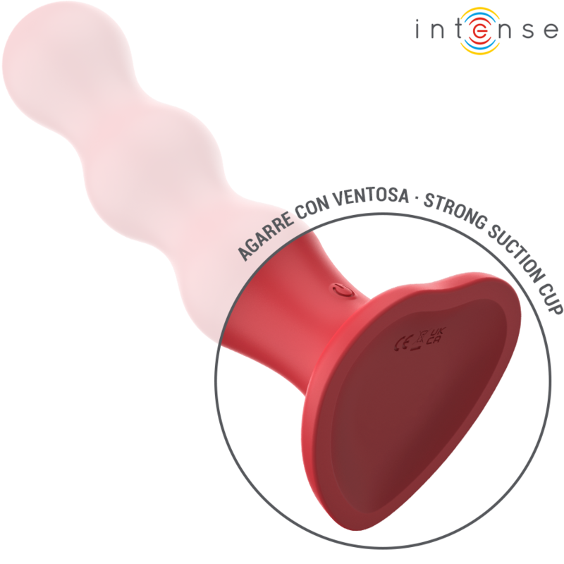 Comprar INTENSE Cody Vibrador Con Ventosa Rojo – Diseño Estético Con Control Remoto Para Placer Personalizado-Noxtic