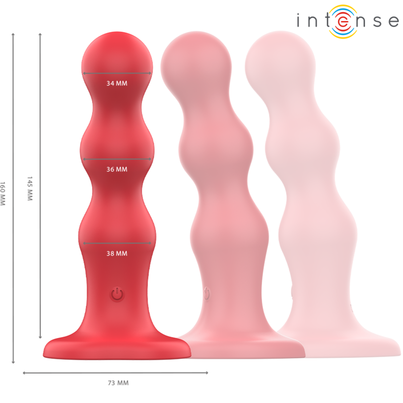 Comprar INTENSE Cody Vibrador Con Ventosa Rojo – Diseño Estético Con Control Remoto Para Placer Personalizado-Noxtic