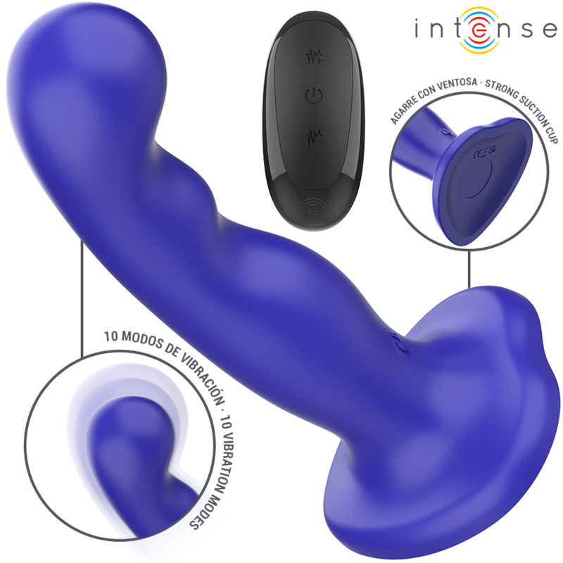 Comprar INTENSE Shorty Vibrador Azul – Diseño Ergonómico Con Control Remoto Y Potente Vibración-Noxtic