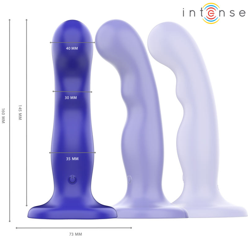 Comprar INTENSE Shorty Vibrador Azul – Diseño Ergonómico Con Control Remoto Y Potente Vibración-Noxtic
