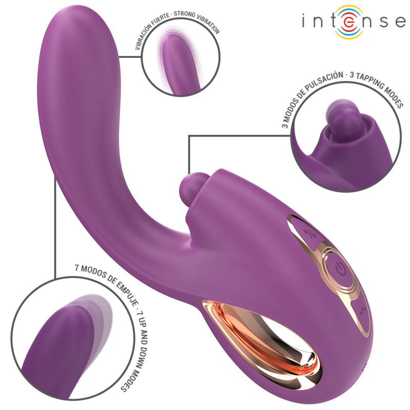 Comprar INTENSE Lali Vibrador Punto G Multifunción – Estimulador Recargable Con Diseño Innovador y Versátil-Noxtic