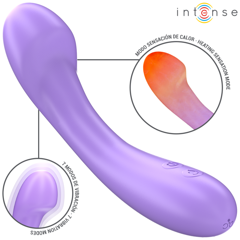 Comprar INTENSE Becky Vibrador Calentable 19 Cm – Diseño Ergonómico Con 7 Modos De Vibración-Noxtic