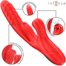 Comprar INTENSE Karol Vibrador Multifunción Rojo – Diseño Innovador Con Estimulación Y Succión Ajustable-Noxtic