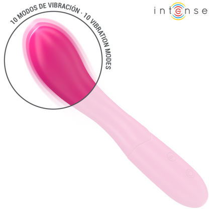 INTENSE Lisette Vibrador Rosa – Flexible Con 10 Modos De Vibración Para Placer Personalizado