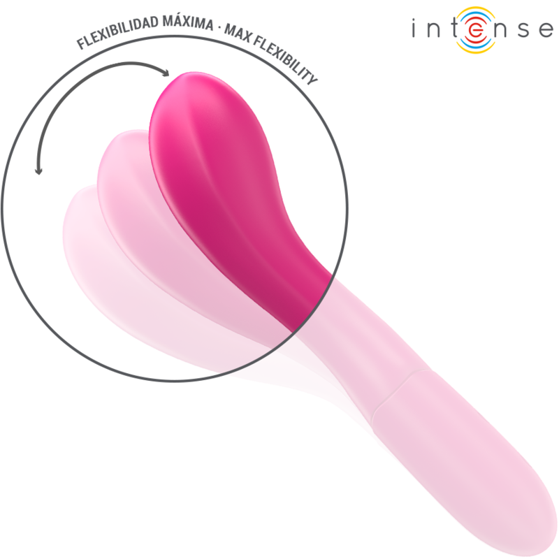 INTENSE Lisette Vibrador Rosa – Flexible Con 10 Modos De Vibración Para Placer Personalizado