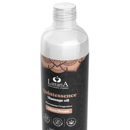 Intimateline Luxuria Aceite De Masajes Chocolate 150 Ml – Aceite Aromático Para Relajación Y Bienestar