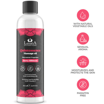 Comprar Intimateline Luxuria Aceite De Masajes Baya 150 Ml – Aceite Natural Para Relajación Y Bienestar-Noxtic