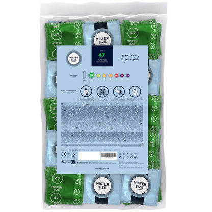 MISTER SIZE Preservativos Talla XS 47 mm – Ajuste Perfecto Para Una Experiencia Única