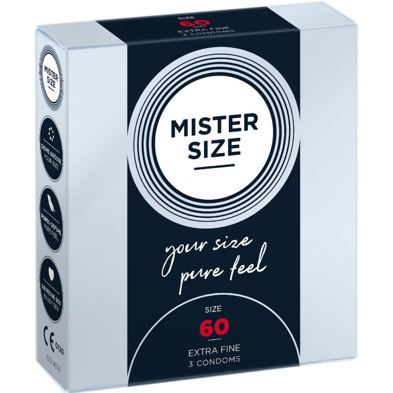 Comprar Mister Size Preservativos Talla XL 60 mm – Ajuste Cómodo y Seguro Para Placer Confiable-PRESERVATIVOS-Noxtic