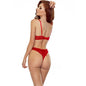 Comprar PASSION Set Catilla Tanga Y Top Rojo S M – Conjunto De Lencería Con Estilo Y Comodidad-Noxtic