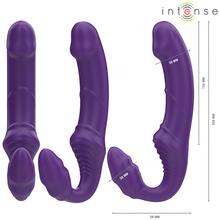 INTENSE Jill Vibrador Doble 20 CM Violeta – Diseño Control Remoto Para Experiencia Única