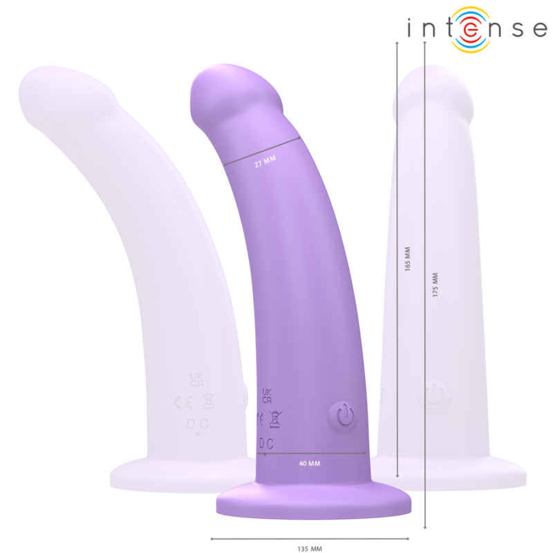 INTENSE Eddie Vibrador Morado – 10 Modos De Vibración Con Control Remoto Para Placer Personalizado