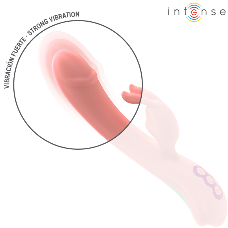 INTENSE Rachel Vibrador Rabbit Rosa – Diseño Elegante Con 5 Modos De Vibración