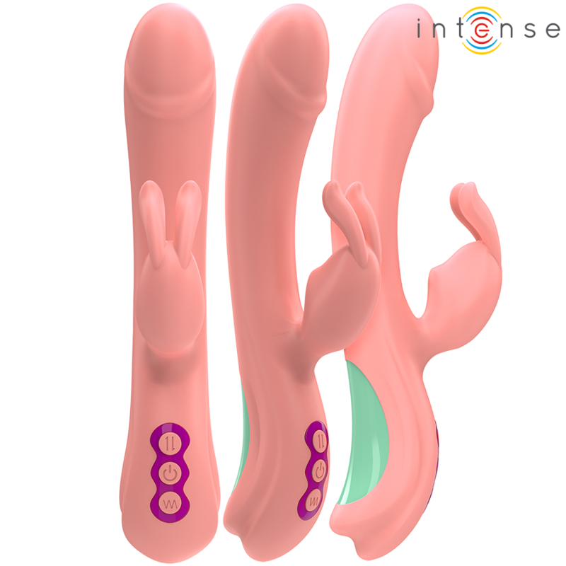 INTENSE Rachel Vibrador Rabbit Rosa – Diseño Elegante Con 5 Modos De Vibración